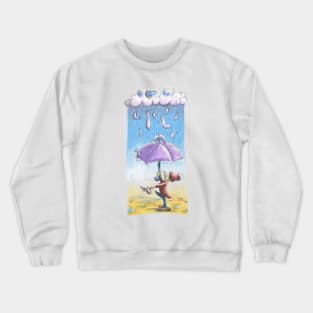 Ringmaster Fishing under the rain Crewneck Sweatshirt